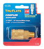 Tru-Flate Brass Quick Change Coupler 1/4 Male 1 pc