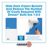 Zinsser Bulls-Eye 1-2-3 White Water-Based Styrenated Acrylic Primer and Sealer 1 qt. (Pack of 6)
