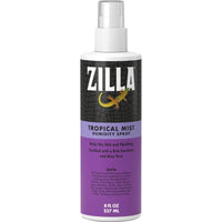 Zilla Tropical Mist Humidifying Spray for Reptiles Helps Restore Moisture and Natural Sheen 8 oz