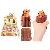 Diamond Visions Pop-Up Squeeze Toy Silicone Brown (Pack of 20)