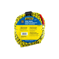 Seachoice 60 ft. L Black/Yellow Polyvinyl Tow Rope