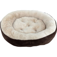 Spot Sleep Zone Round Rib Corduroy Bed