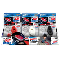 Blazing LEDz Plastic Assorted LED Whistle Key Finder (Pack of 24)