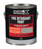 Insl-X White Flat Acrylic Fire Retardant Paint 1 gal