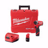 Milwaukee M12 FUEL 12 V Red 1300 in-lb. Cordless Brushless Impact Driver Kit