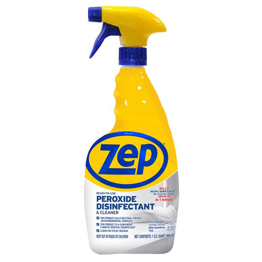 Zep No  Disinfecting Bathroom Cleaner 32 oz 1 pk (Pack of 12)