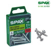 SPAX No. 10 x 1-1/2 in. L Phillips/Square Flat Head Zinc-Plated Steel Multi-Purpose Screw 15 each