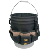 CLC 3 in. W X 12.75 in. H Polyester Bucket Organizer 48 pocket Black/Tan 1 pc