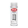 Krylon White Frosted Glass Lacquer Thinner Aerosol Can Spray Paint 6 oz. (Pack of 6)