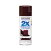 Rust-Oleum Painter's Touch Kona Brown 2X Ultra Cover Gloss Any Angle Spray Paint 12 oz. (Pack of 6)