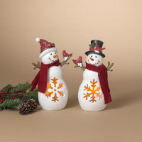 Gerson Multicolored Lighted Holiday Snowman Table Decor 11 in. (Pack of 6)