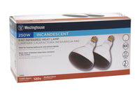 Westinghouse 250 W R40 Heat Lamp Incandescent Light Bulb Medium Base Red 2 pk - Deal of The Week