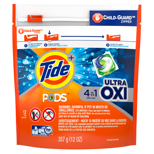 TIDE PODS ORG OXI 12CT (Pack of 6)