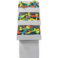 Chomper Twisterz Ballistic Braided Dog Toy Display