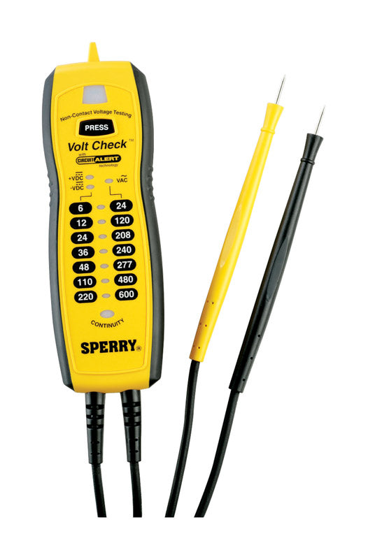 Sperry Volt Check 24-600V AC/6-220V DC Voltage Tester