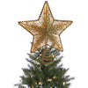 Celebrations LED Gold Star Tree Topper 11.5 in. (Pack of 4)