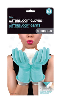 Casabella WaterBlock Unisex Indoor/Outdoor Cleaning Gloves Blue S 1 pair - Deal of The Week