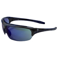General Electric 09 Series Anti-Fog Impact-Resistant Safety Glasses Blue Mirror Lens Black/Blue Fram - Deal of The Week