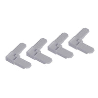 M-D Building Products Gray Plastic Frame Corners 3/8 in. H 100 pk