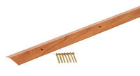 M-D 0.38 in. H X 72 in. L Prefinished Brown Aluminum Carpet Trim