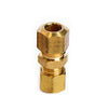 5/16 in. Compression X 1/4 in. D Compression Yellow Brass Union (Pack of 5)