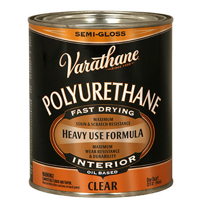Varathane 242171H 1 Quart Oil Based Clear Semi Gloss Polyurethane  (Pack Of 2)