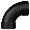 Charlotte Pipe 4 in. Hub X 4 in. D Hub ABS 90 Degree Elbow - Open Box