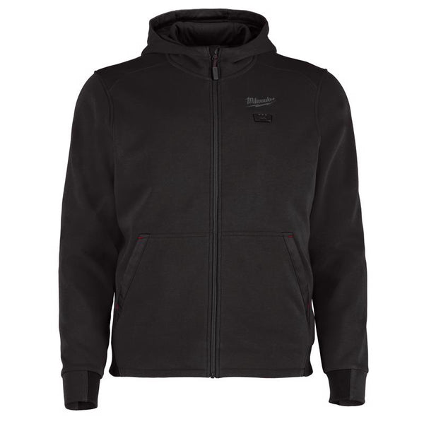 Sudadera con capucha calefactable de manga larga para hombre Milwaukee M12 L negra