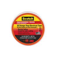 Scotch 3/4 in. W x 66 ft. L Orange Vinyl Electrical Tape (Pack of 5) - Deal of The Week
