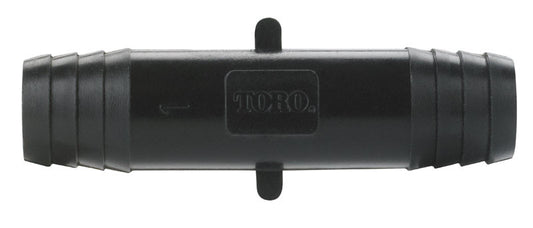 Toro Funny Pipe Black Polyethylene Couplings 3/8 Dia. x 0.62 L x 2.25 W in.