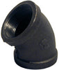 Bk Products 1/2 In. Fpt  X 1/2 In. Dia. Fpt Black Malleable Iron Elbow