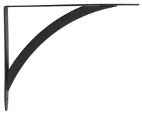 John Sterling Black Steel Elegant Bracket 12 Ga. 10 in. L (Pack of 10)