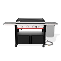 Weber Slate 36" Rust-Resistant 4 Burner Natural Gas Outdoor Griddle Black