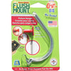 Monkey Hook Flush-Mount Galvanized Silver Picture Hanger 10 lb. (Pack of 12)