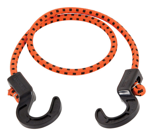 Keeper ZipCord Orange Adjustable Bungee Cord 30 in. L x 0.315 in. 1 pk (Pack of 10)