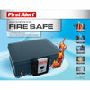 First Alert 0.17 cu ft Key Lock Gray Fireproof Safe