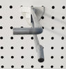 14 in. Silver Galvanized Wire Peg Board Hooks Peg Hook With Back Plate 50 pk