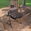 Rio Black Suspension Folding Lounger