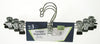 ClosetSelect Metal Silver Skirt/Slack Hanger 3 pk (Pack of 12)