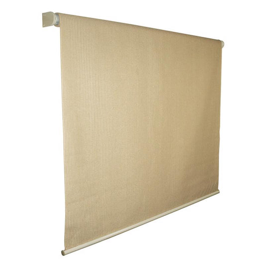 Coolaroo Beige Roll-Up Exterior Window Shade 72 in. W X 72 in. L