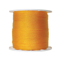 Wellington 1/4 in. Dia. x 1000 ft. L Yellow Diamond Braided Poly Rope (Pack of 1000)