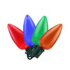 Celebrations Incandescent C9 Multicolored 4 ct Replacement Christmas Light Bulbs 0.08 ft.