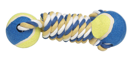 Boss Pet Digger's Multicolored Rubber Assorted Styles Tennis Ball Tug Toys Large 1 pk