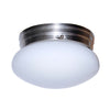 Bel Air Lighting Dash 4.75 in. H X 8 in. W X 8 in. L Brushed Nickel Silver Ceiling Fixture