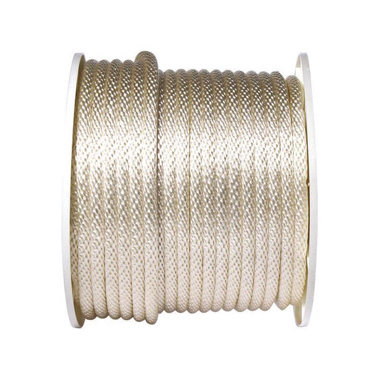 Lehigh Group G1032S0250S 1/2" X 250' White Nylon Wellington Solid Braid Rope (Pack of 250)