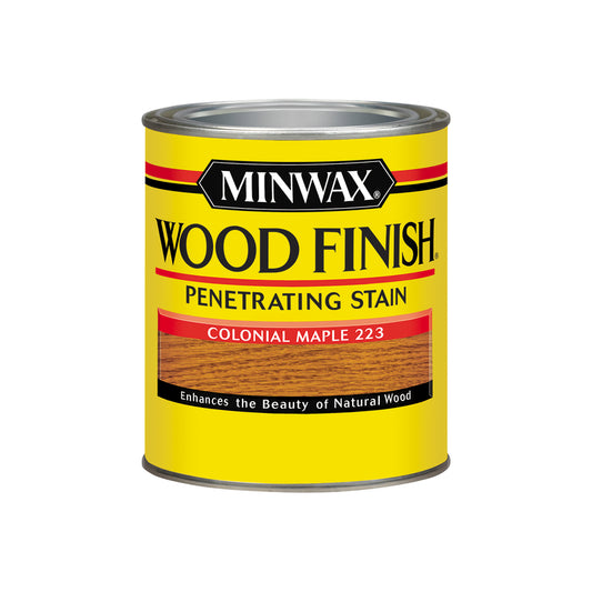 Minwax Wood Finish Semi-Transparent Colonial Maple Oil-Based Stain 1 qt. (Pack of 4)