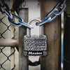 Master Lock 1.5 in. W Steel 4-Pin Tumbler Weather-Resistant Padlock