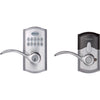 Kwikset SmartCode 955 Satin Chrome Metal Electronic Touch Pad Entry Lever