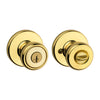 Kwikset Tylo Polished Brass Entry Lockset 1-3/4 in. (Pack of 3)