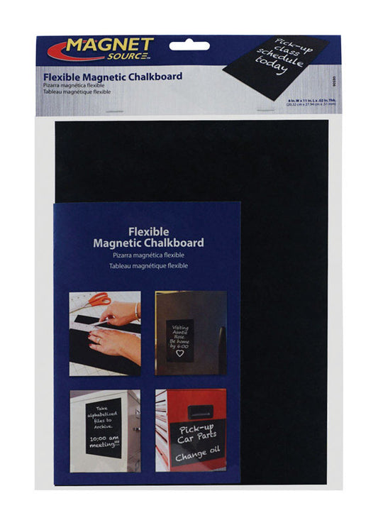Magnet Source 11 in. L X 8 in. W Black Flexible Magnetic Shapes 1 pc
